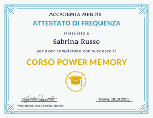 Corso Gratis Tecniche Memorizzazione